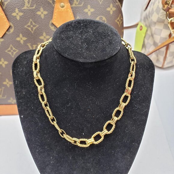 Gold Plated Necklace Chain - Picture 1 of 5